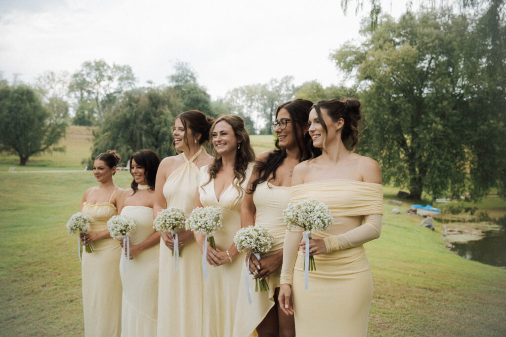 A wedding at an Airbnb in Malvern, Pennsylvania.