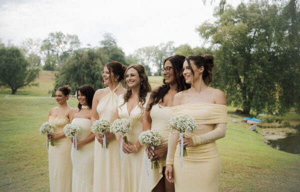 A wedding at an Airbnb in Malvern, Pennsylvania.