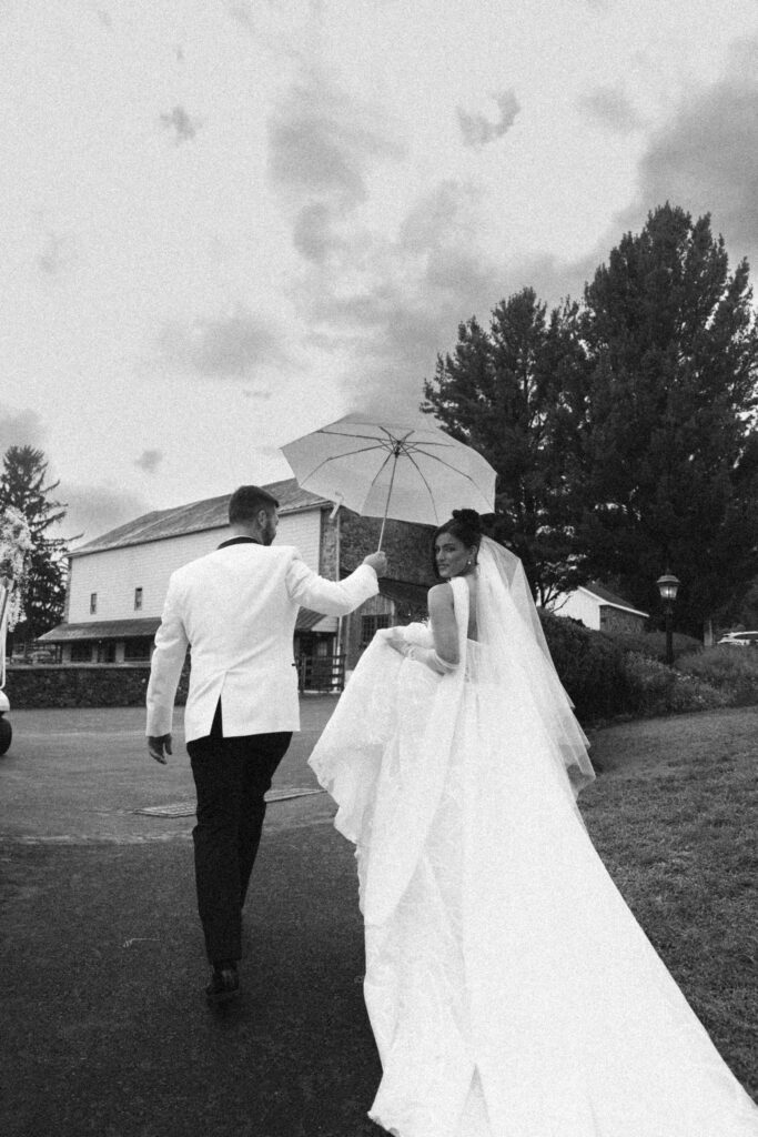 A wedding at an Airbnb in Malvern, Pennsylvania.