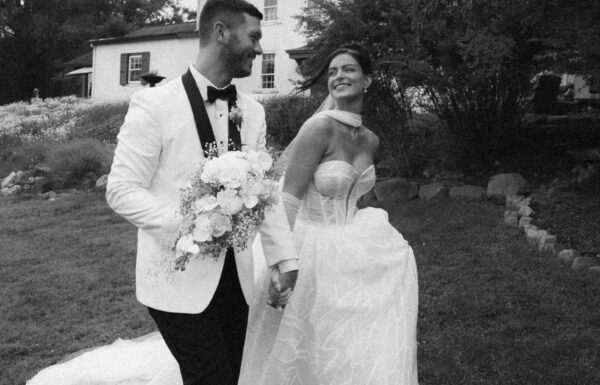 A wedding at an Airbnb in Malvern, Pennsylvania.