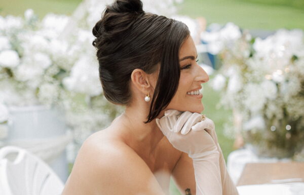 A wedding at an Airbnb in Malvern, Pennsylvania.