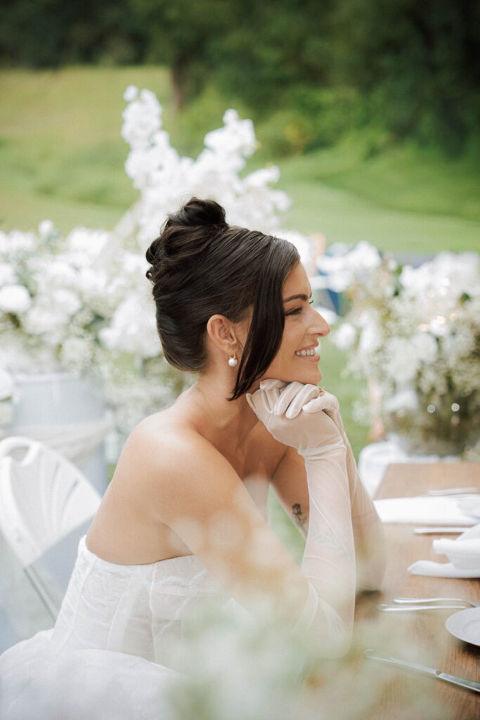 A wedding at an Airbnb in Malvern, Pennsylvania.