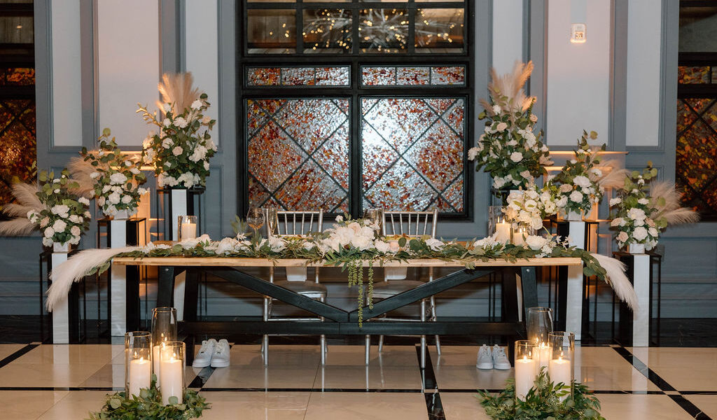 Their Puppies Walked Down the Aisle at This Moody, Speakeasy-Inspired Logan Inn Wedding