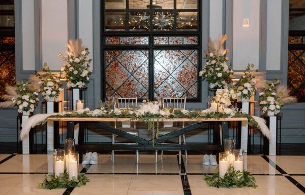 Their Puppies Walked Down the Aisle at This Moody, Speakeasy-Inspired Logan Inn Wedding