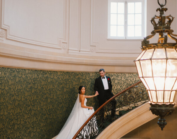 A wedding at Elkins Estate in Pennsylvania.