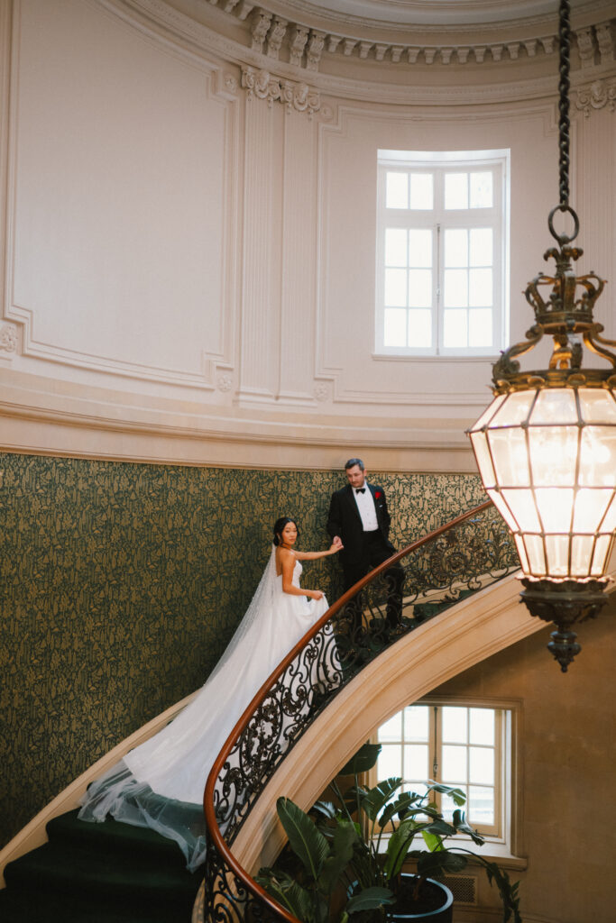 A wedding at Elkins Estate in Pennsylvania.
