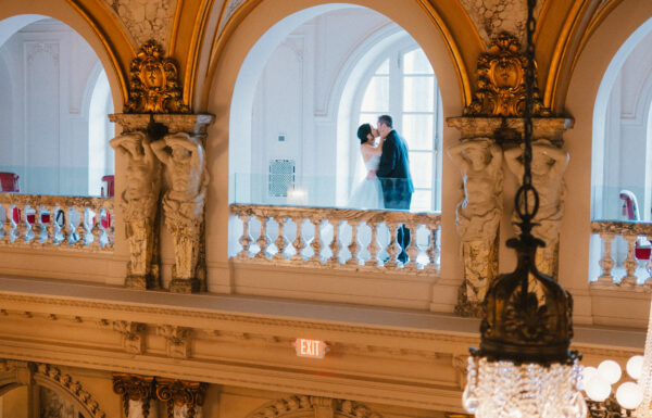 A wedding at Elkins Estate in Pennsylvania.