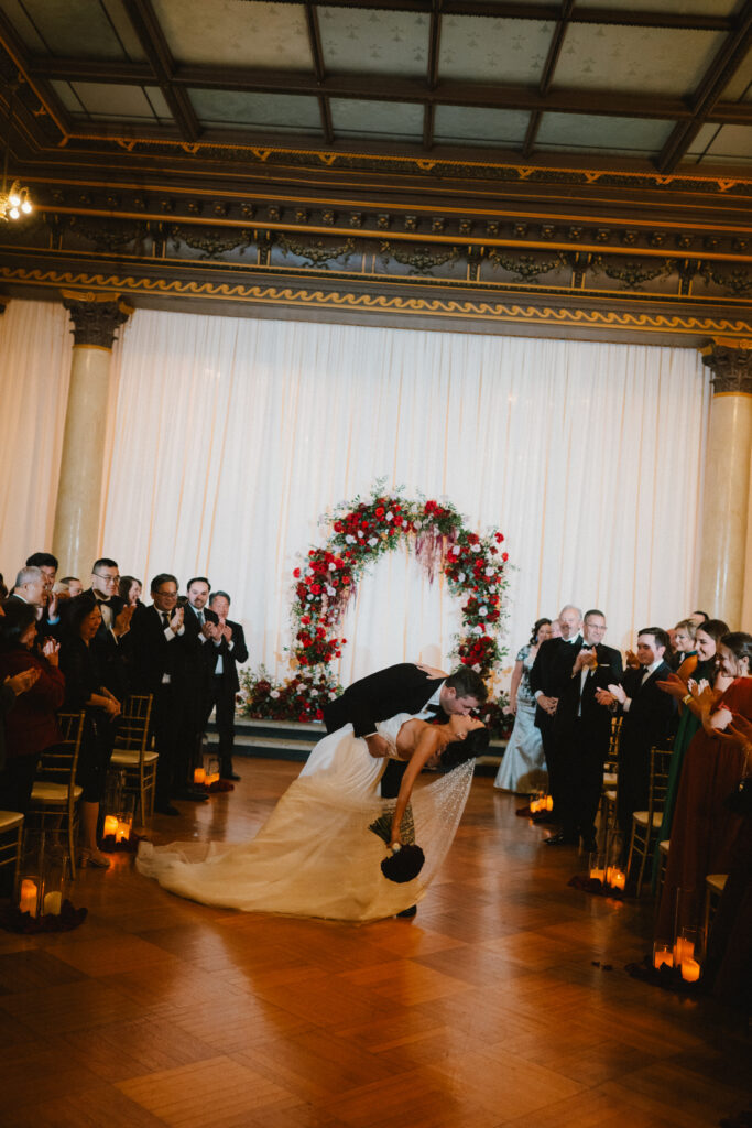 A wedding at Elkins Estate in Pennsylvania.