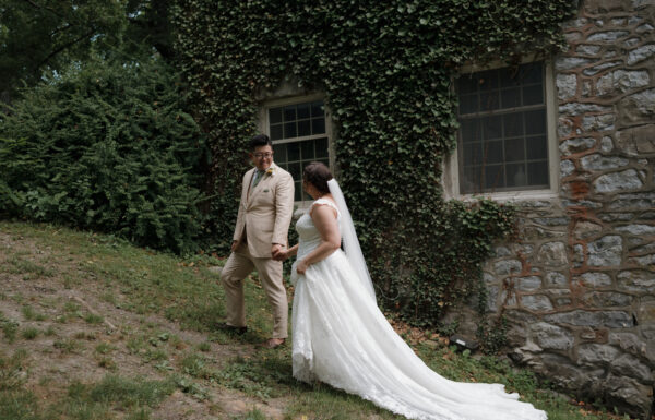 A wedding at the Inn at Millrace Pond.