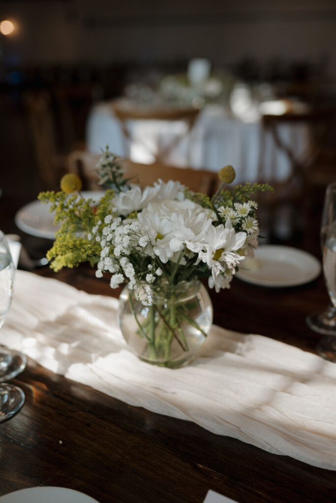 A wedding at the Inn at Millrace Pond.