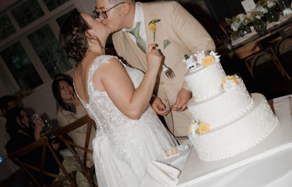 A wedding at the Inn at Millrace Pond.