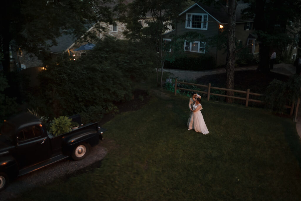 A wedding at the Inn at Millrace Pond.
