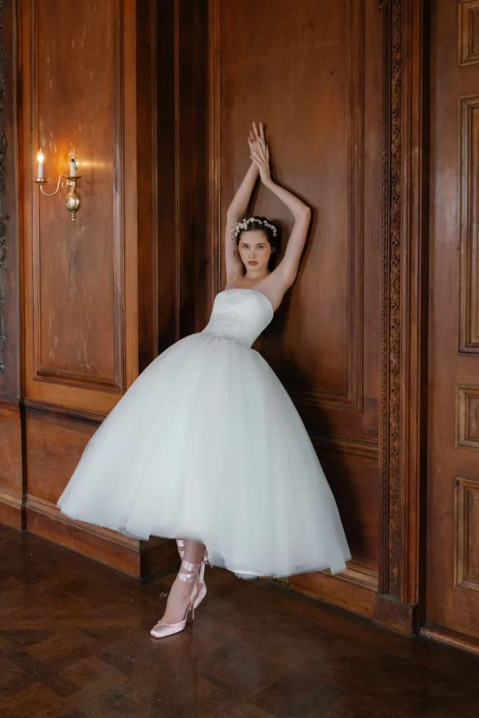 Sareh Nouri Fall 2027 gowns during New York Bridal Fashion Week.