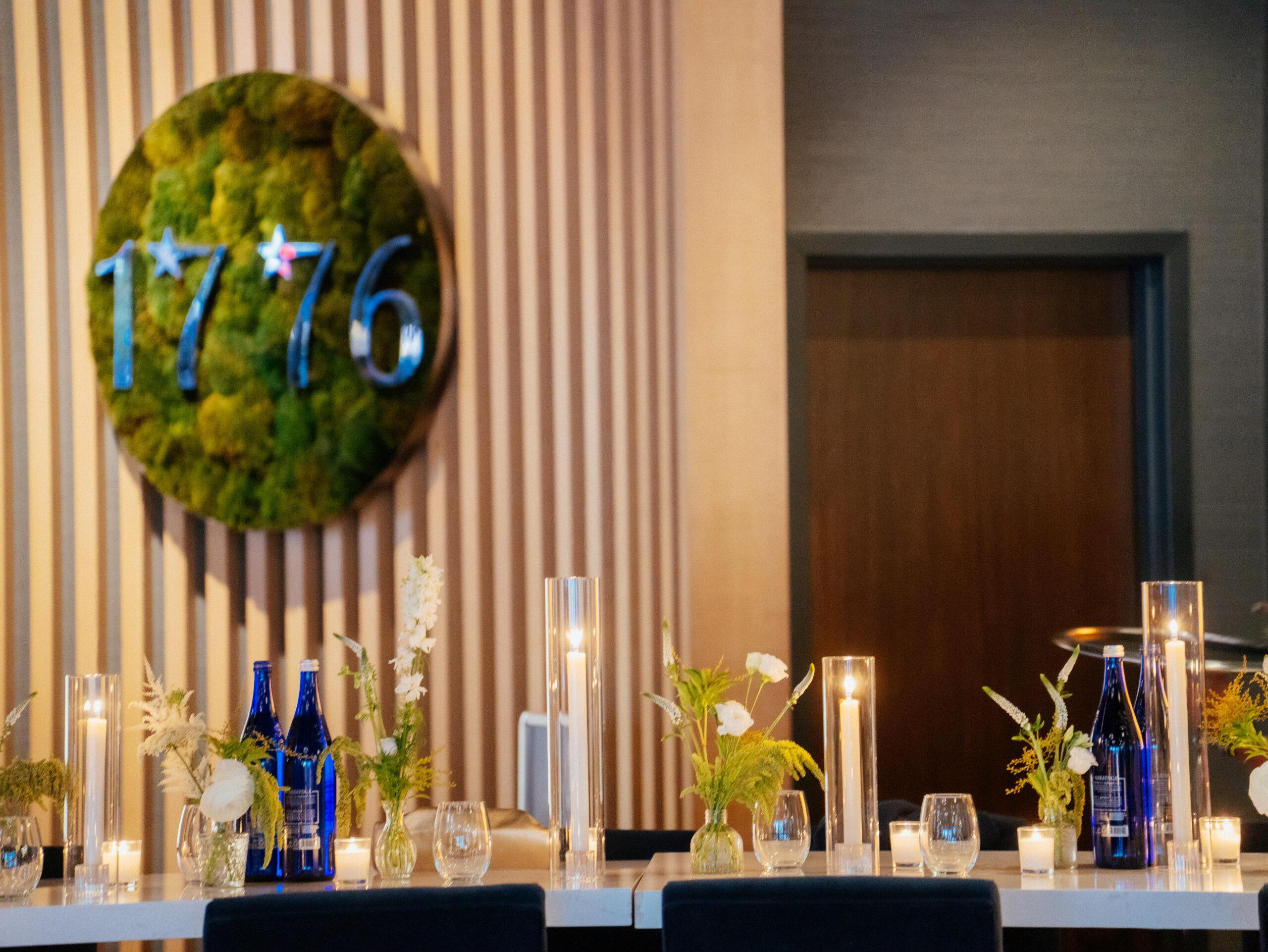 Wedding reception at 1776 Morristown restaurant NJ with outdoor patio and band