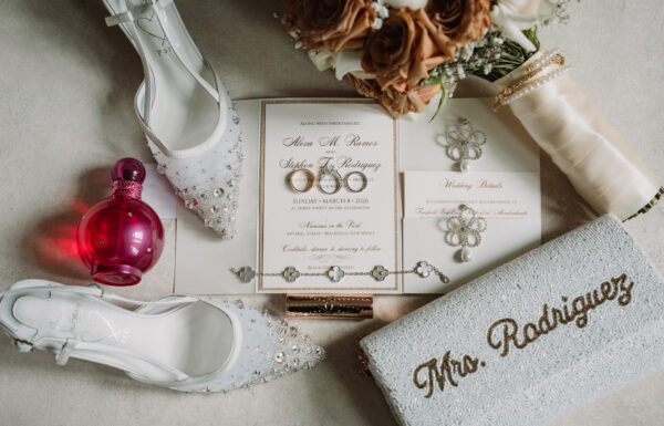 They Both Work in Sports—So They Had a Baseball Card Stand and Mr. & Mrs. Met at Their Reception at Nanina’s in the Park