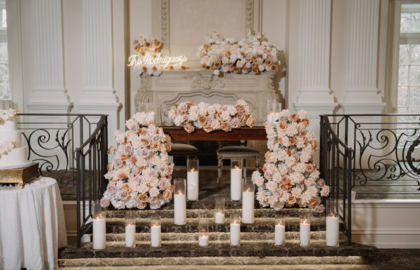 They Both Work in Sports—So They Had a Baseball Card Stand and Mr. & Mrs. Met at Their Reception at Nanina’s in the Park