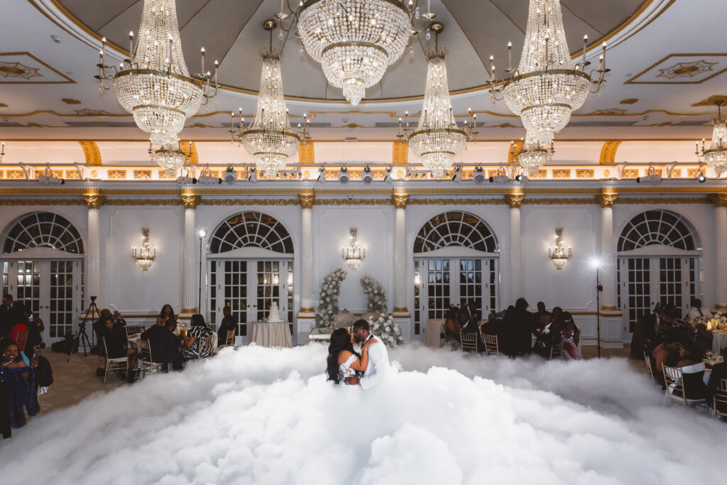 A wedding at Crystal Plaza in Livingston.