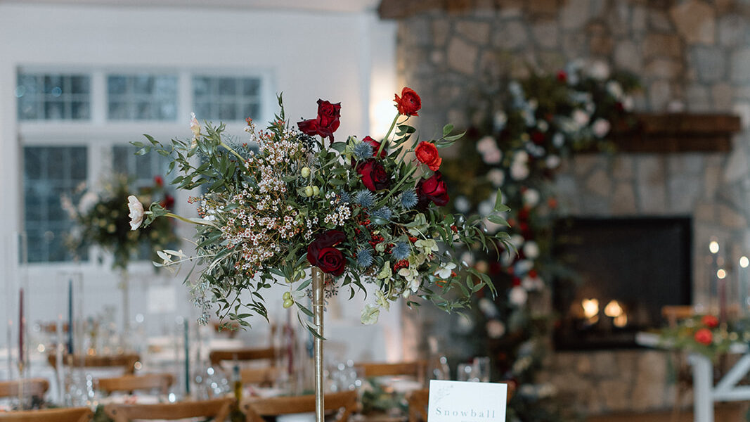 Garlands & Candlelight Created A ‘Ralph Lauren Christmas Feel’ at the Inn at Millrace Pond