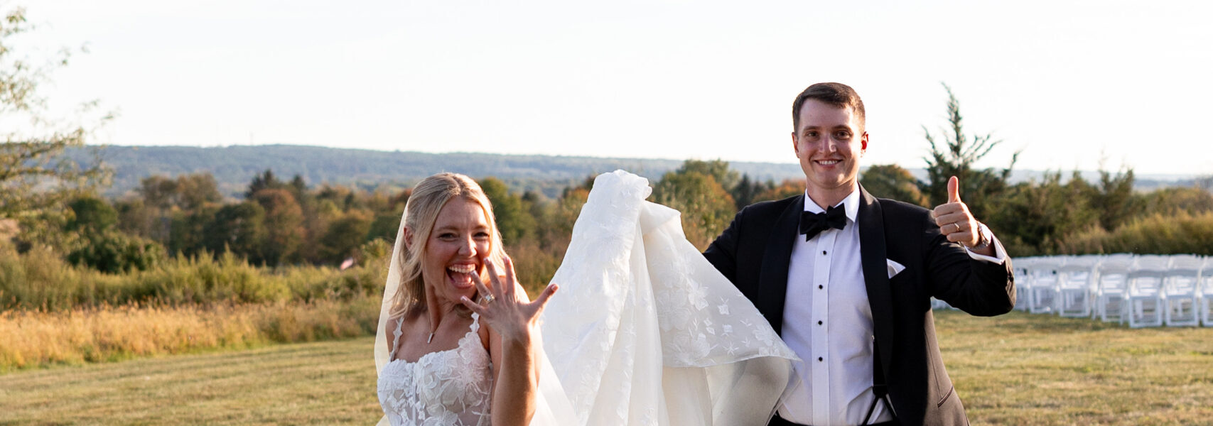 Her Dad Wrote and Performed a Song for Their Wedding at Neshanic Valley Golf Course