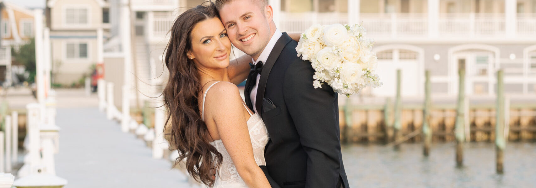 LBI is Their Happy Place So a Bayfront Wedding at Brant Beach Yacht Club Was Perfect