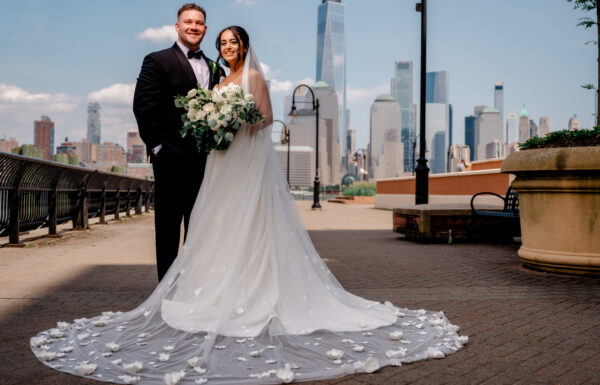 A wedding aboard The Atlantis, part of New York Cruises.