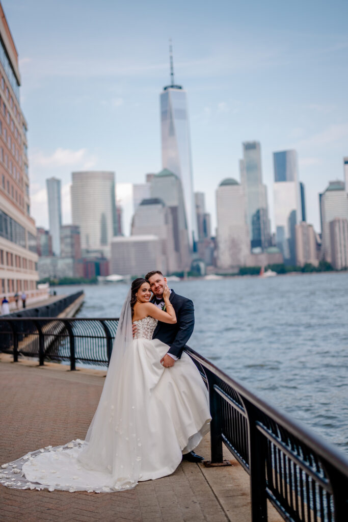 A wedding aboard The Atlantis, part of New York Cruises.