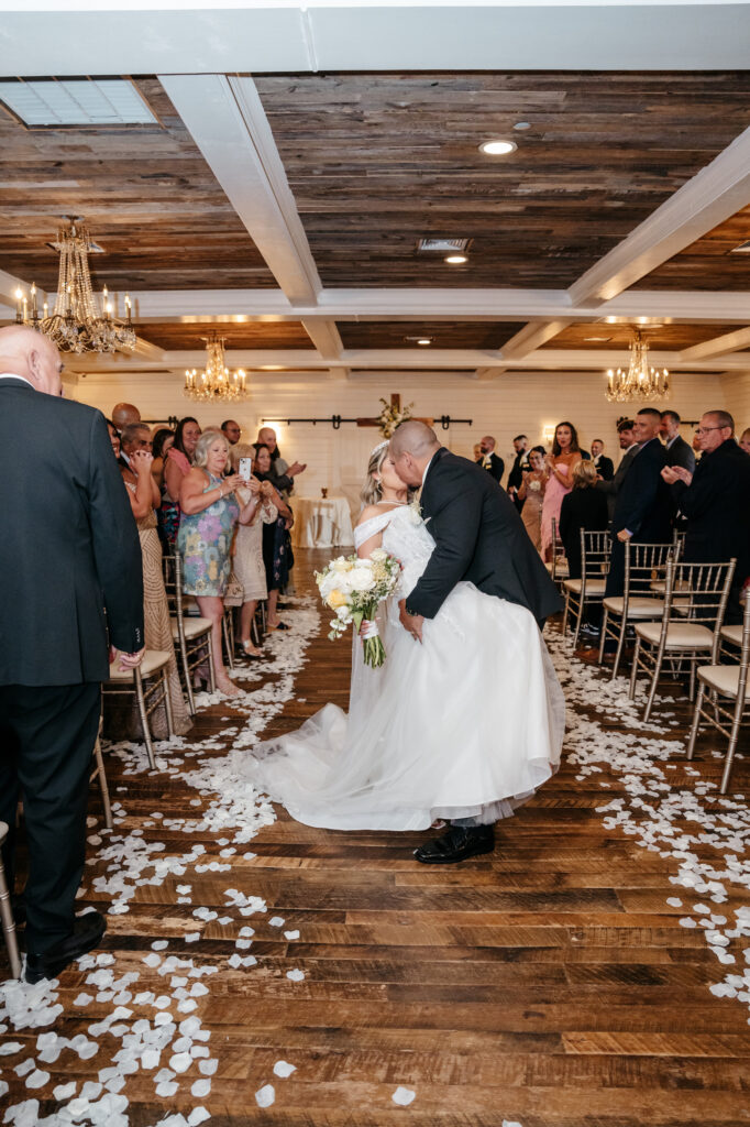 A wedding at Mansion at Mountain Lakes in NJ.