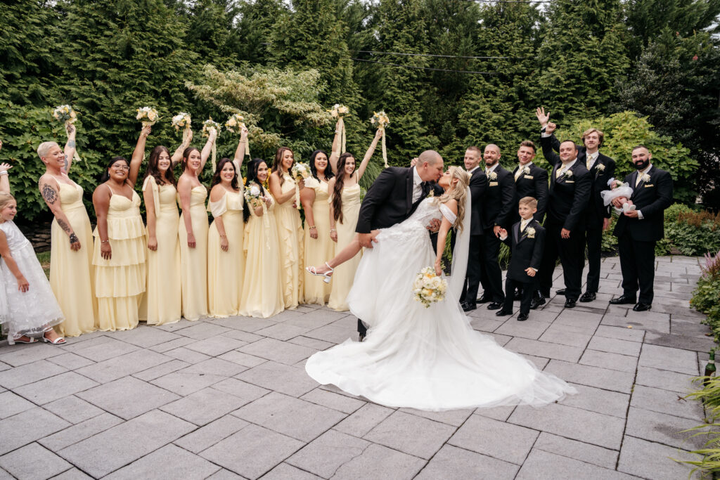 A wedding at Mansion at Mountain Lakes in NJ.
