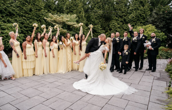 A wedding at Mansion at Mountain Lakes in NJ.
