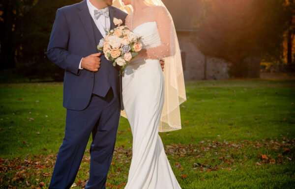 Cobalt Tuxedos, S’mores by the Fire & a Blended Family Wedding at the Woolverton Inn in Stockton