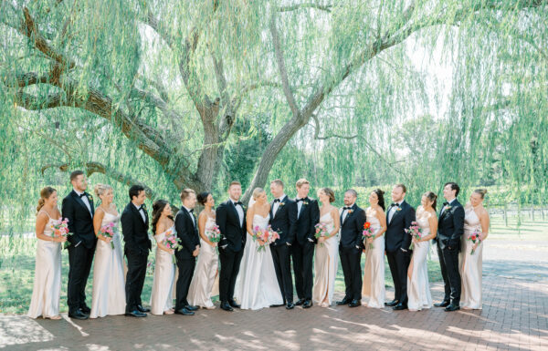 A wedding at Willow Creek Winery in West Cape May NJ.