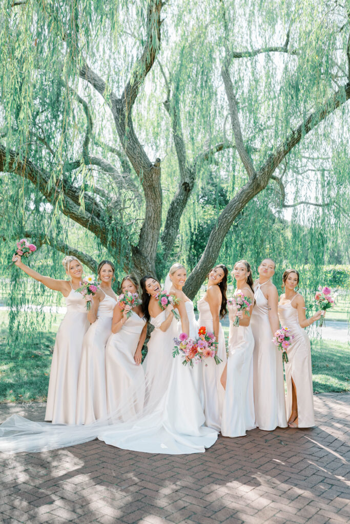 A wedding at Willow Creek Winery in West Cape May NJ.
