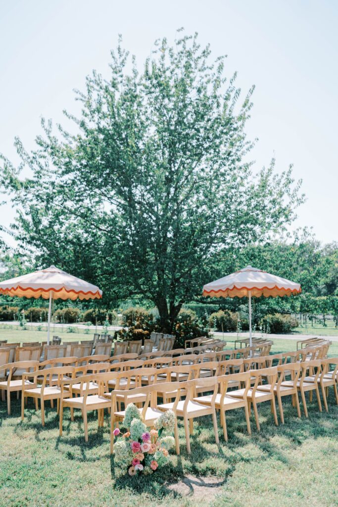 A wedding at Willow Creek Winery in West Cape May NJ.