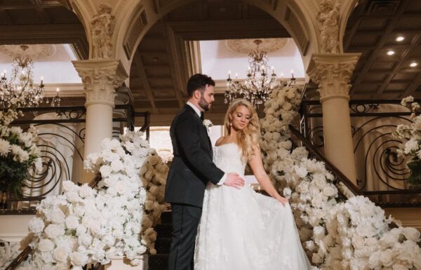 They Both Work in Sports—So They Had a Baseball Card Stand and Mr. & Mrs. Met at Their Reception at Nanina’s in the Park
