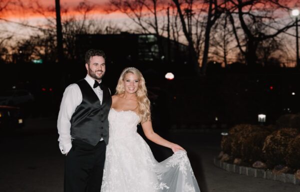 They Both Work in Sports—So They Had a Baseball Card Stand and Mr. & Mrs. Met at Their Reception at Nanina’s in the Park