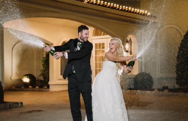 They Both Work in Sports—So They Had a Baseball Card Stand and Mr. & Mrs. Met at Their Reception at Nanina’s in the Park