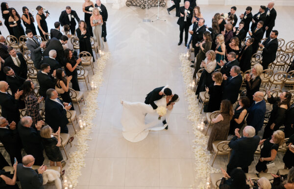 A Snowstorm Moved Their Winter Wedding at Estate at Florentine Gardens