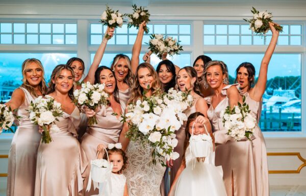 Modern Coastal Was The Vibe at This Wedding at Crystal Point Yacht Club