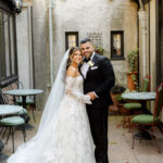 Mini Limoncello Favors & a Cascading Florals at Pleasantdale Château