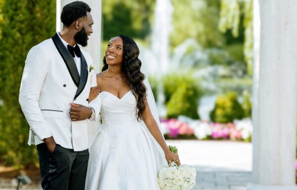 A Nigerian Money Spray, Haitian Blessings & White Roses That Mirrored Their Parents’ Wedding Flowers