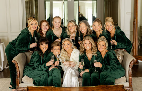 Carolers, Emerald Green Velvet & a First Look Under Snow-Covered Pines at The Park Savoy Estate