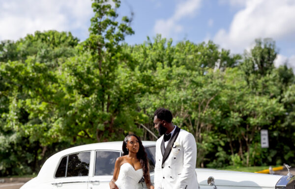 A Nigerian Money Spray, Haitian Blessings & White Roses That Mirrored Their Parents’ Wedding Flowers