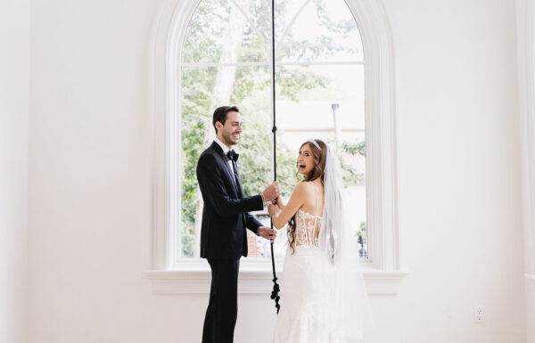 All-Black Dress Code, All-White Florals & Three Dress Changes at Nanina’s in the Park