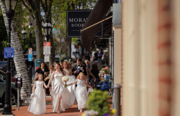 Everyone’s Favorite Moment Was The Downtown Stroll From the Chapel to the Reception at Historic Hotel Bethlehem