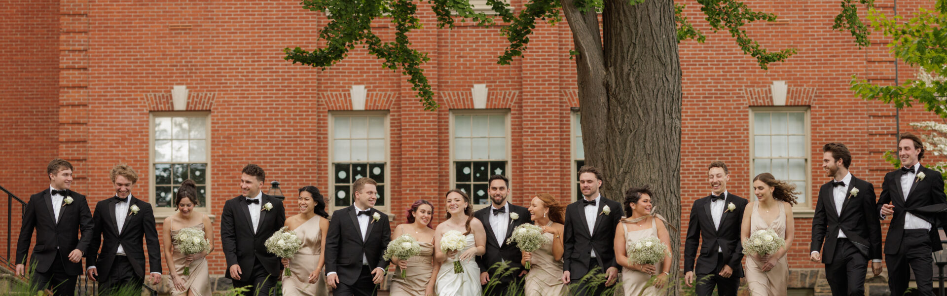 Everyone’s Favorite Moment Was The Downtown Stroll From the Chapel to the Reception at Historic Hotel Bethlehem