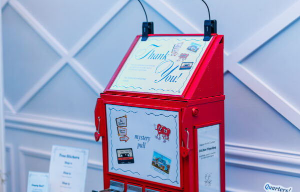 ‘Jersey Boys’ Performers, A Sticker Vending Machine & Live Caricatures at Crystal Point Yacht Club