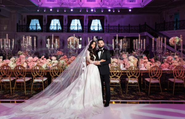 Blush Pink, Candlelight & a Two-in-One Gown at This Timeless Summer Wedding at The Legacy Castle