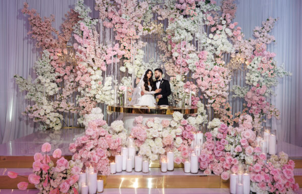 Blush Pink, Candlelight & a Two-in-One Gown at This Timeless Summer Wedding at The Legacy Castle