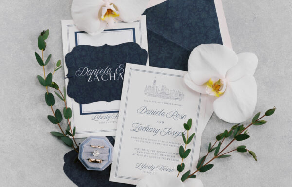 A Classic & Chic Spring Wedding With Manhattan Skyline Views at Liberty House