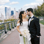 A Classic & Chic Spring Wedding With Manhattan Skyline Views at Liberty House